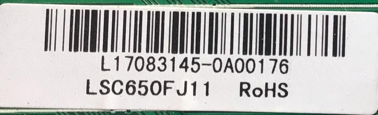 MAIN PARA SMART TV RCA 4K RESOLUCION (3840 x 2160) / NUMERO DE PARTE L17083145 / T.MS3458.U801 / AE0010804 / PANEL LSC650FJ11 / MODELO RTU6549-C - Imagen 2